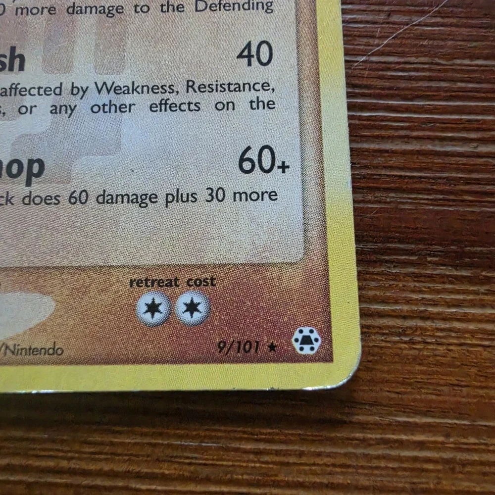 Machamp 9/101 Hidden Legends Holo Vintage 2004